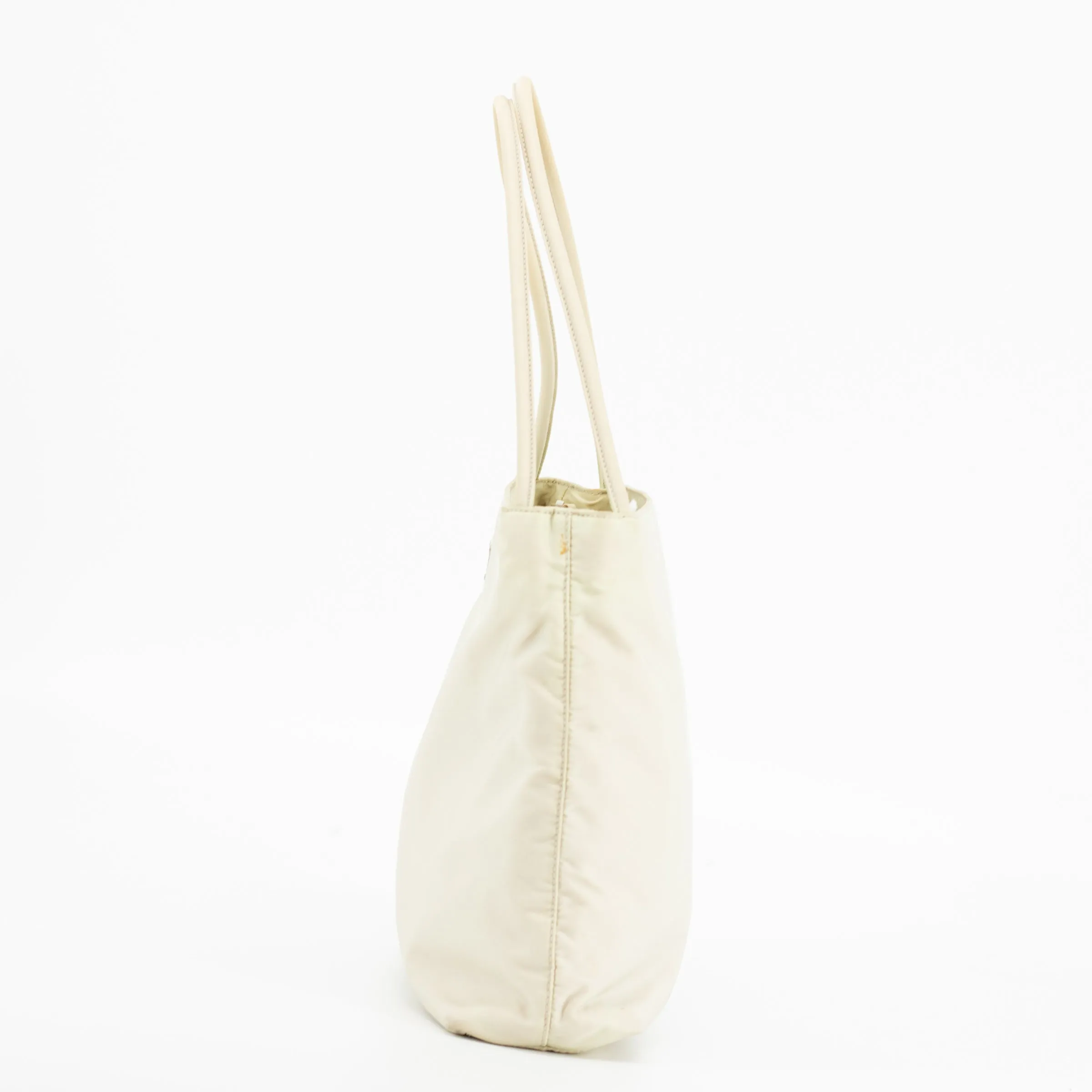 Prada White Nylon Tessuto Tote Bag #1883