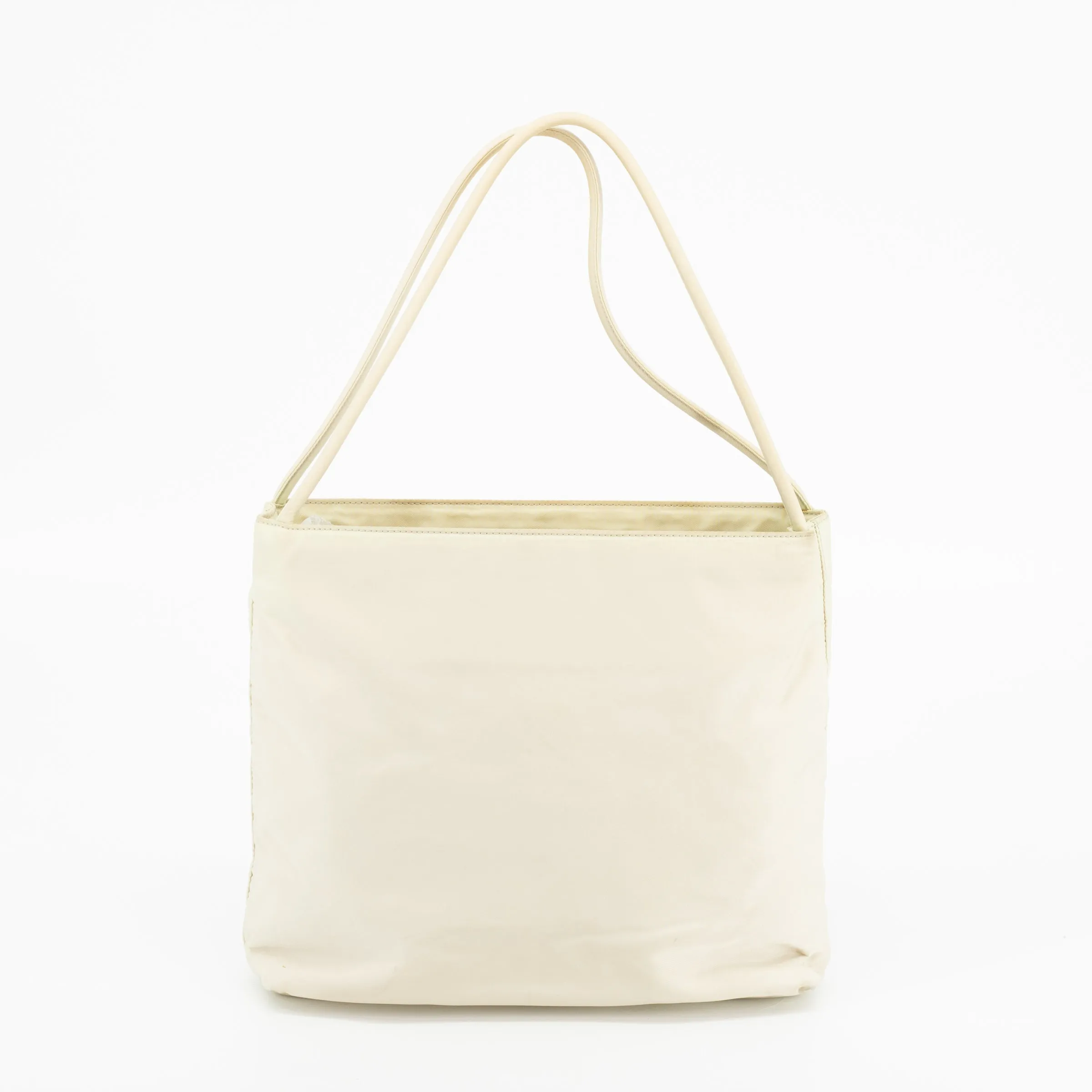 Prada White Nylon Tessuto Tote Bag #1883
