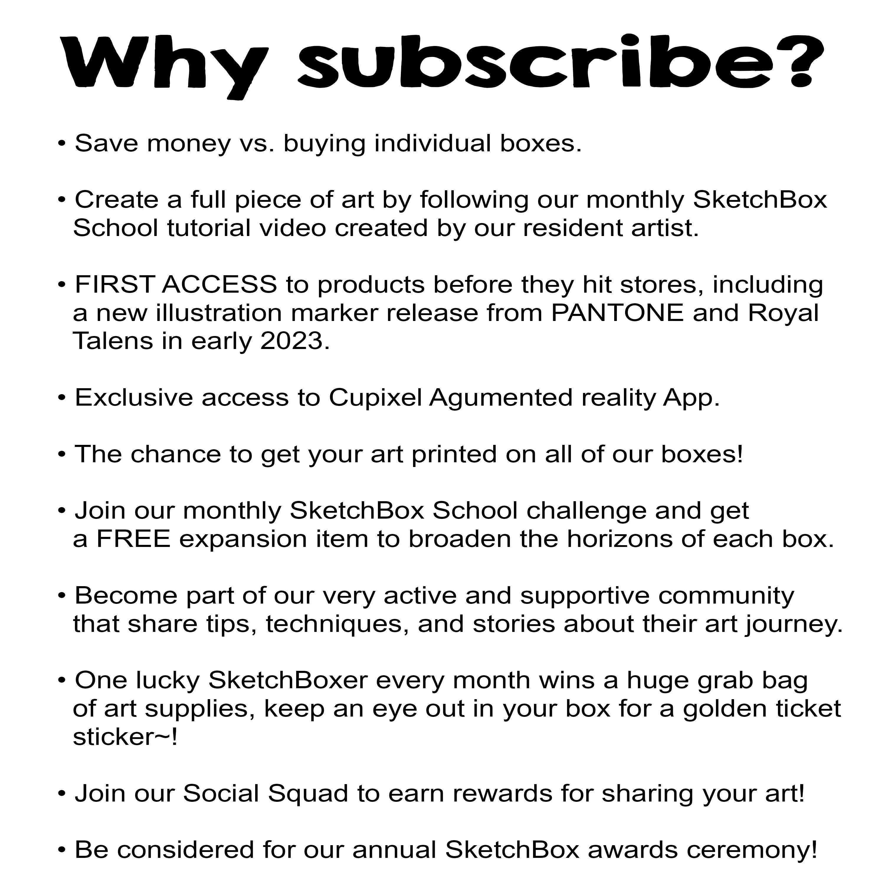 Premium SketchBox Subscription