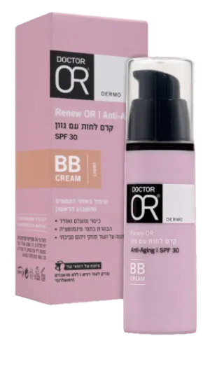 ד"ר עור | קרם לחות עם גוון |  לייט | 30 מ"ל