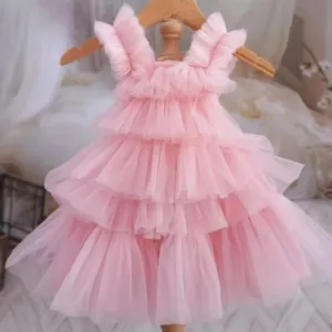 "Bellarose" Pink Tulle Dress