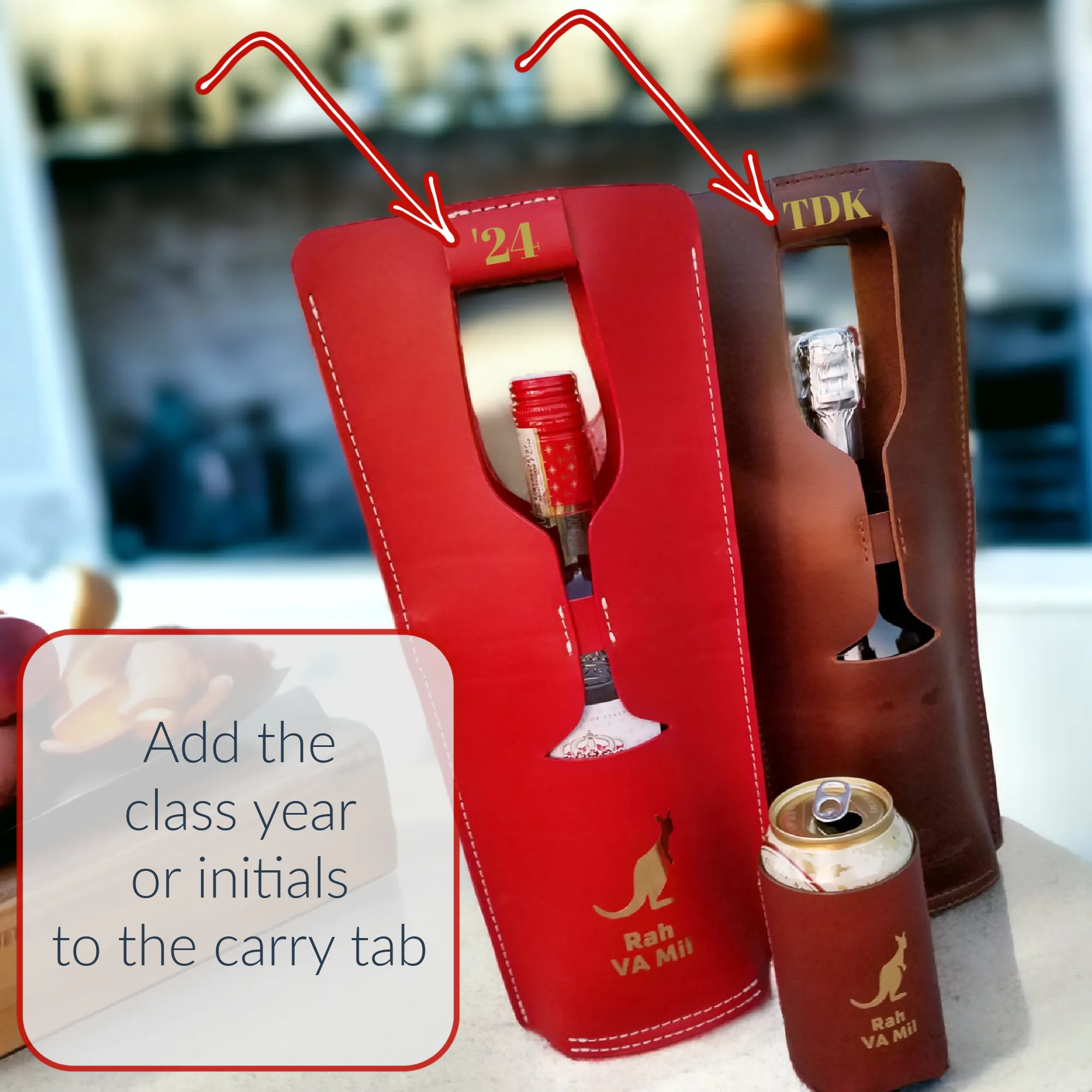 Rah VA Mil | Wine Tote