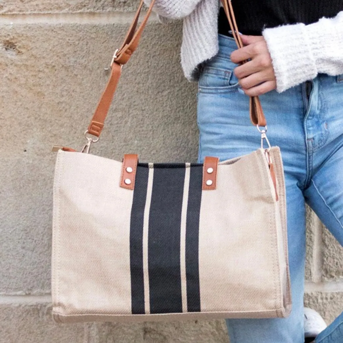 Raina Canvas Tote