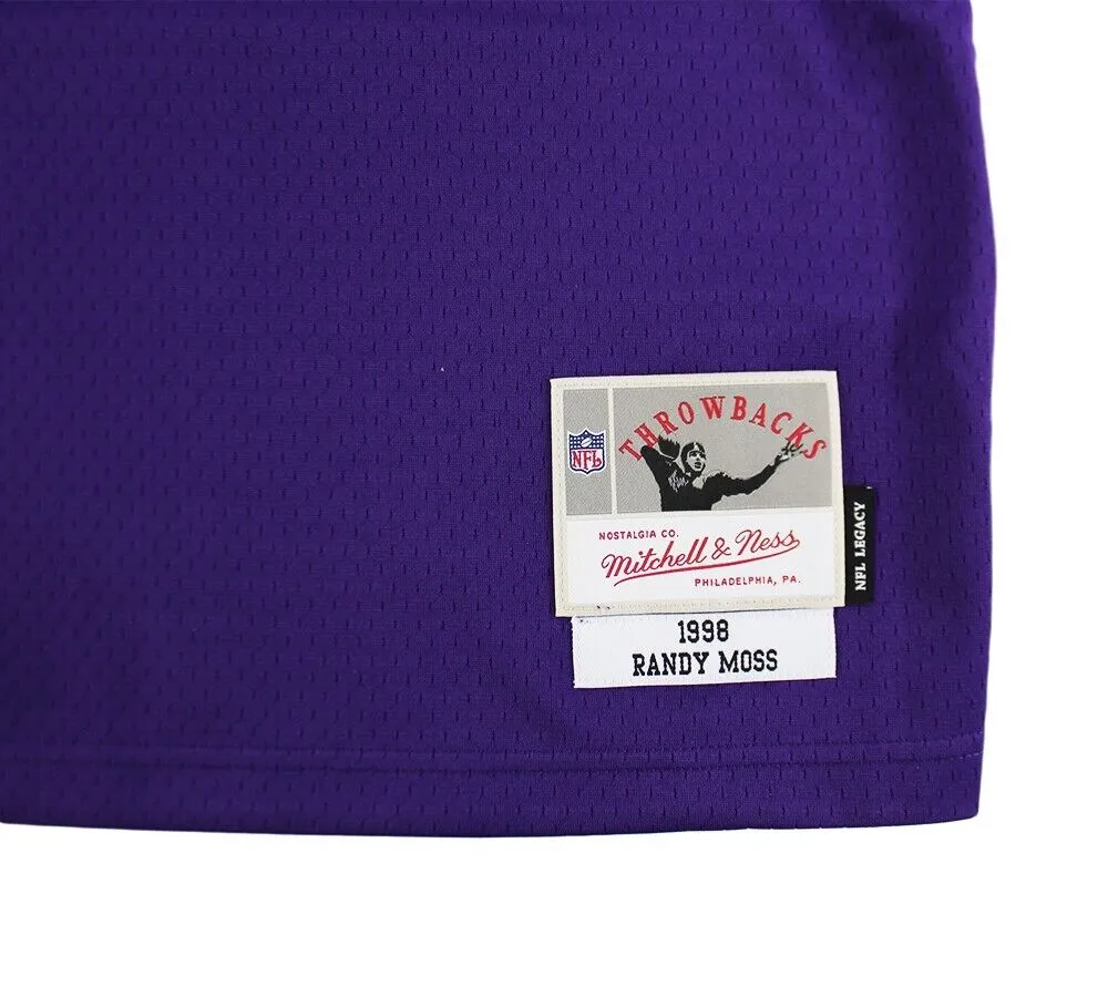 Randy Moss Signed Minnesota Vikings Mitchell & Ness Legacy Purple NFL Jersey