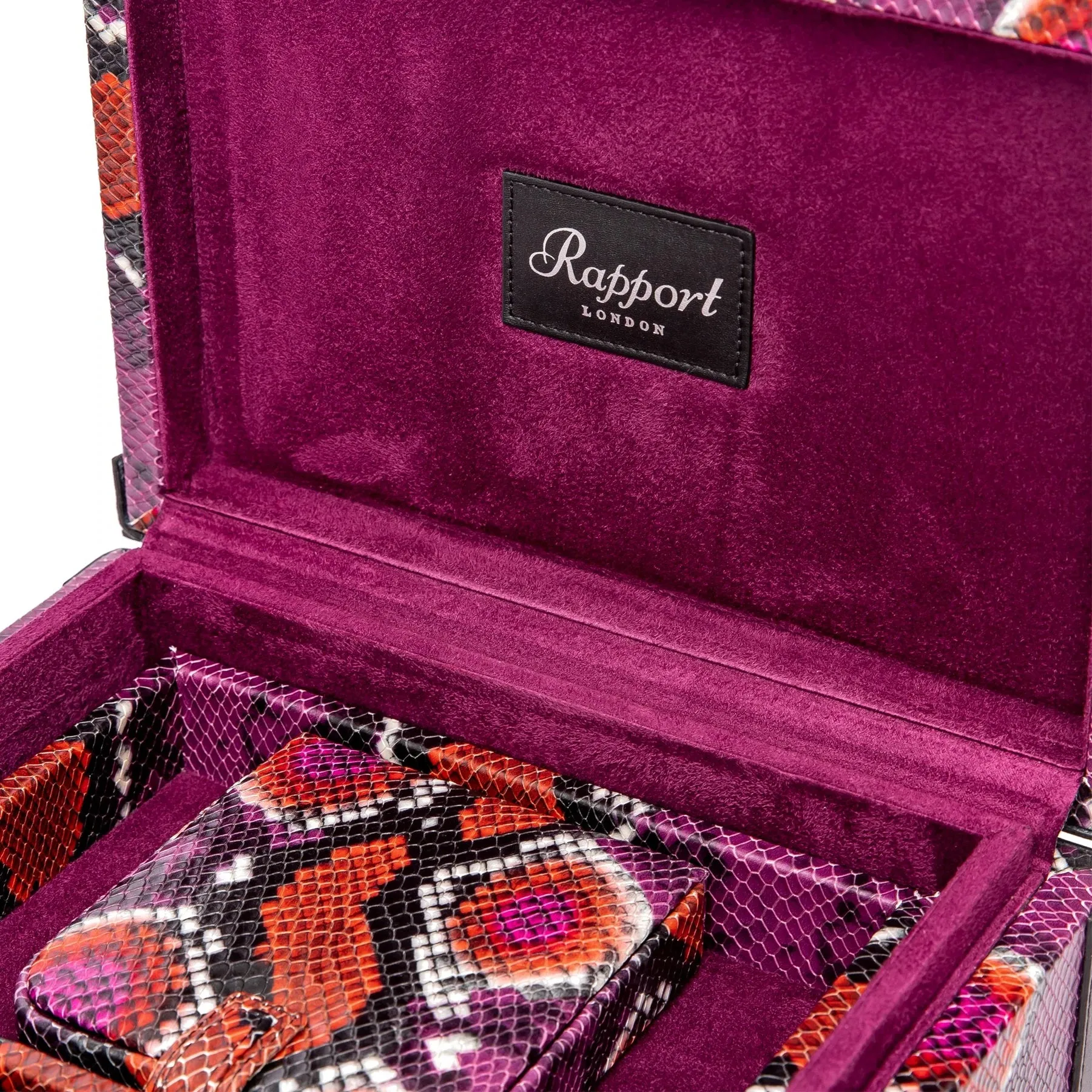 Rapport - Amour Deluxe Jewelry Trunk in Pink Leather | J156