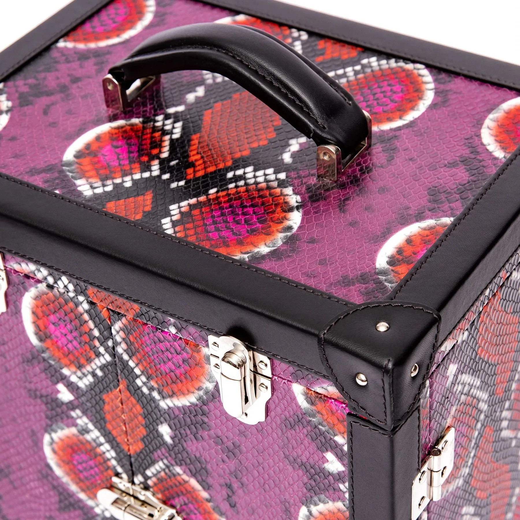 Rapport - Amour Deluxe Jewelry Trunk in Pink Leather | J156