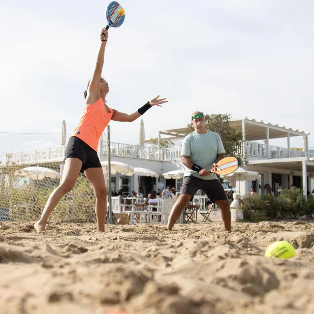 Raquette de beach tennis btr 500 o
