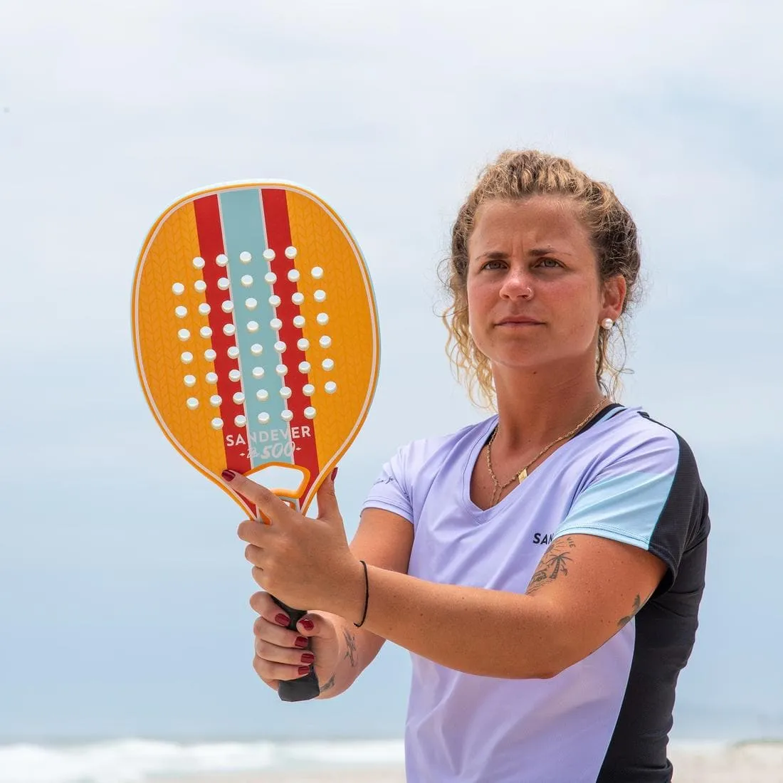 Raquette de beach tennis btr 500 o