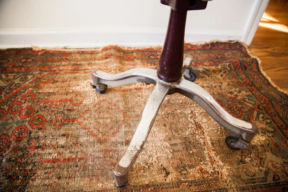 Rare 1920's Antique Genothalmic Shuron Medical Stool