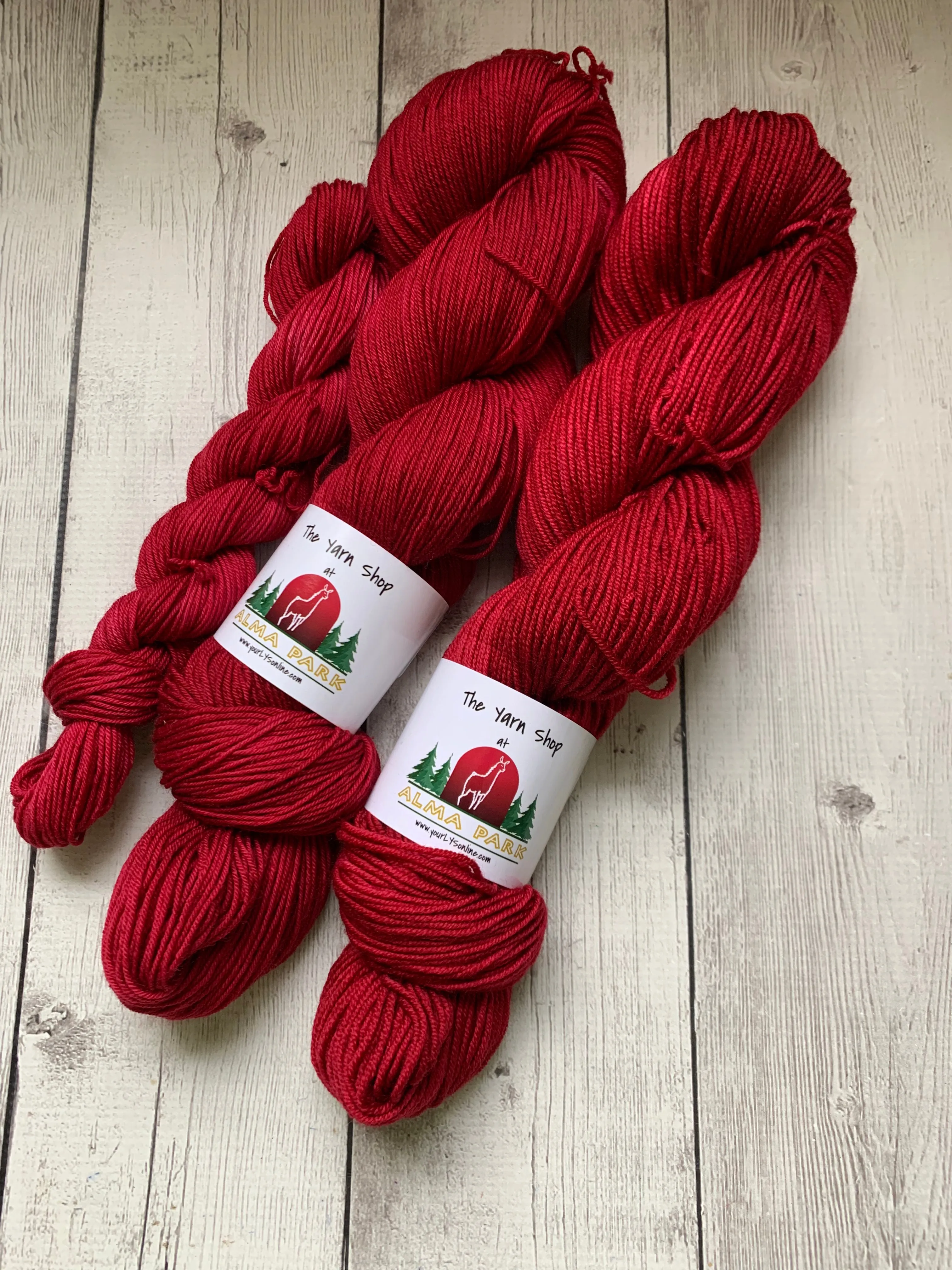 RED WEDDING -  Semi-Solid - Multiple Yarn Weights  -  RTS