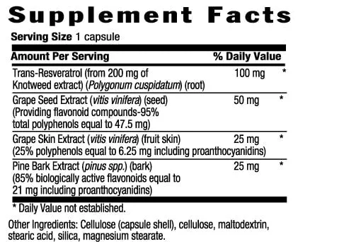 Resveratrol Plus, 120 vcap