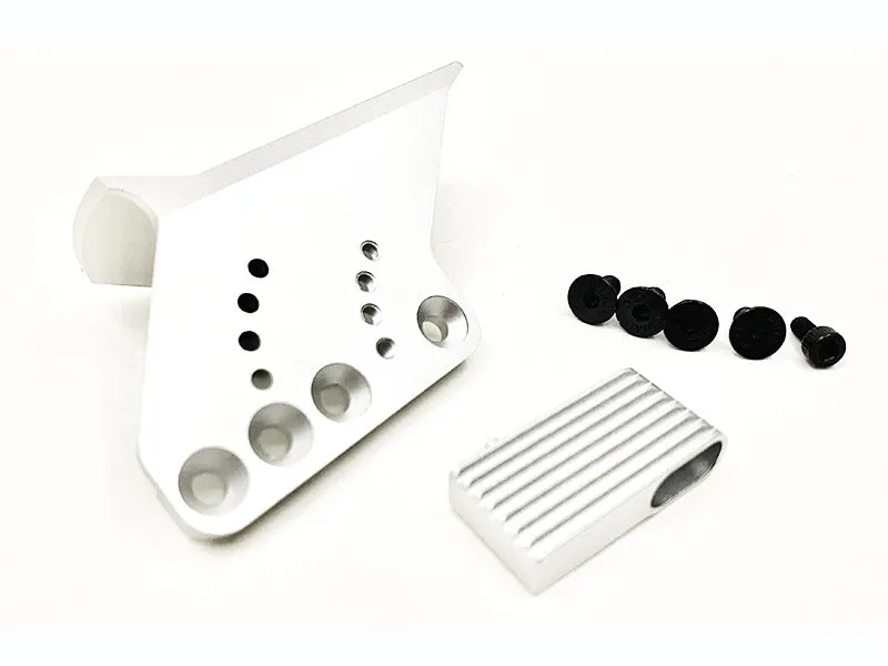 Revanchist Airsoft Optics Mount With Adjustable Thumb Rest For Hi-Capa (Matt Silver)