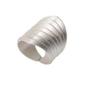 Rhomboid Silver Ring