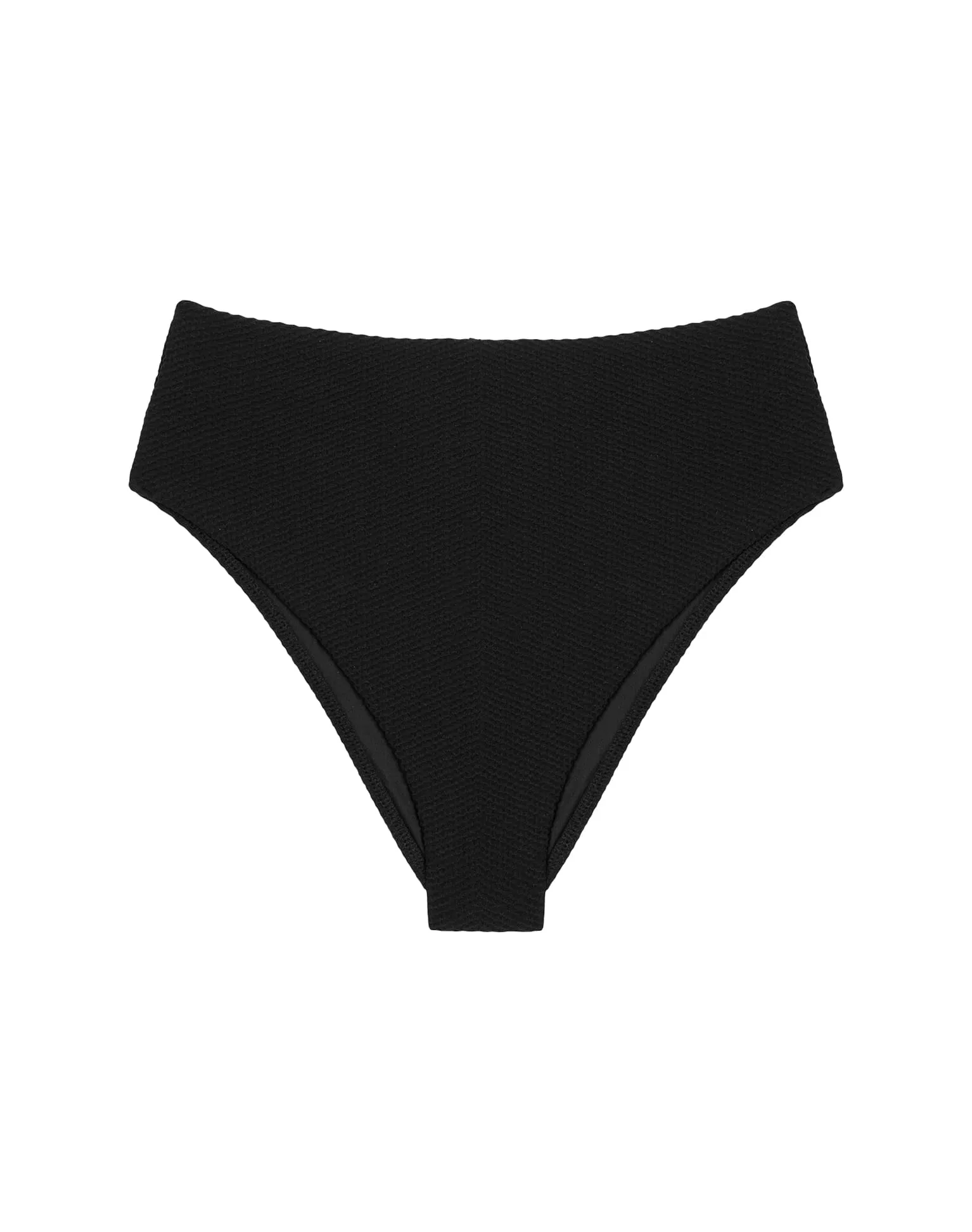 Ribbed Bela Hot Pant Bottom - Black