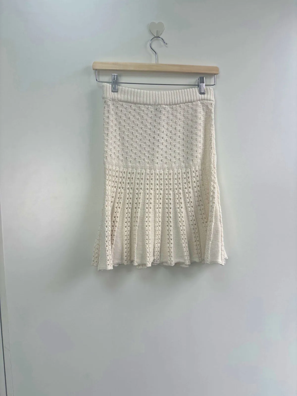 River Island White Summer Skirt XS