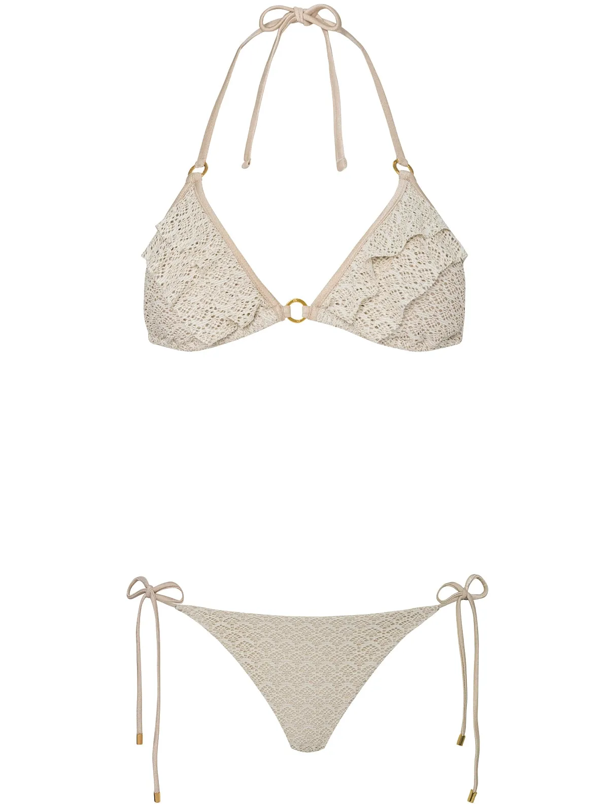 River Ruffle-Tie Bikini