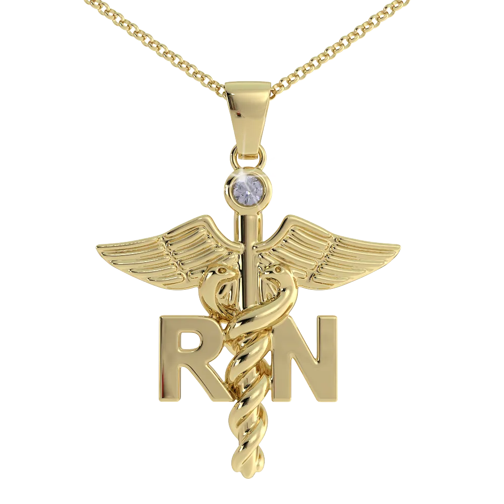RN Birthstone Pendant