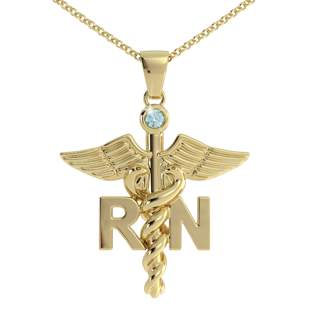 RN Birthstone Pendant