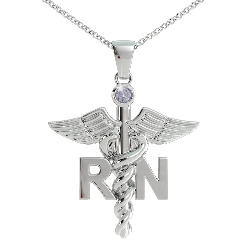 RN Birthstone Pendant
