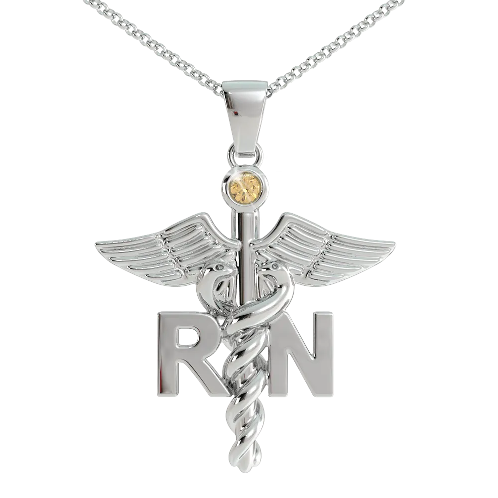 RN Birthstone Pendant