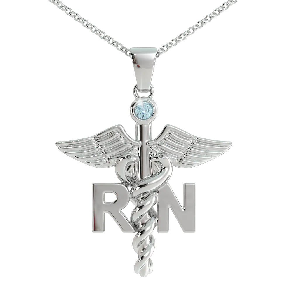 RN Birthstone Pendant