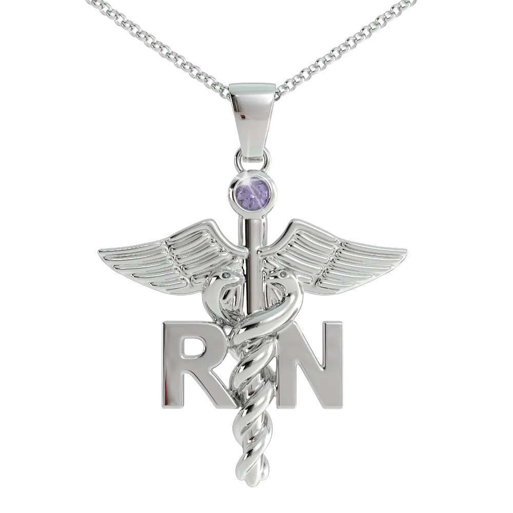 RN Birthstone Pendant
