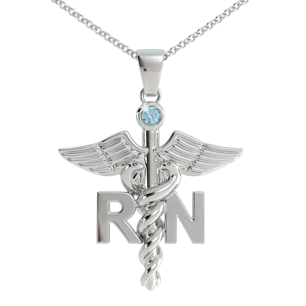 RN Birthstone Pendant