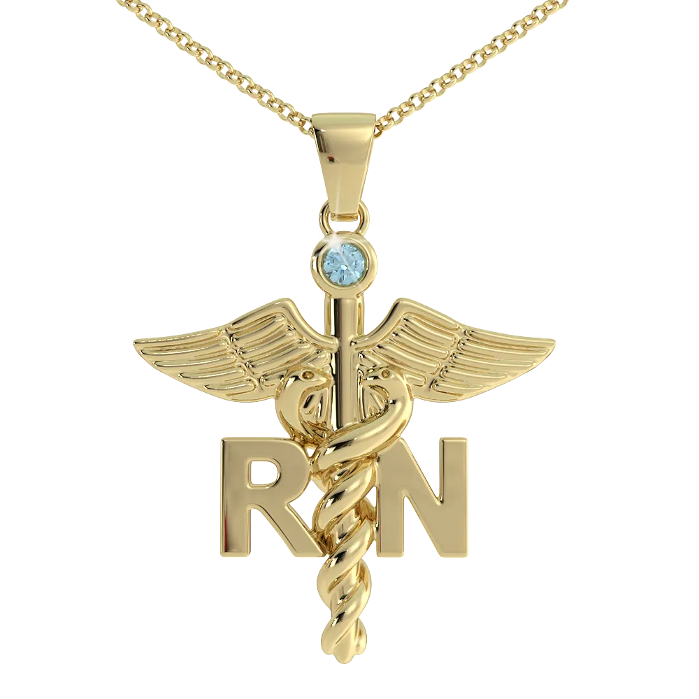 RN Birthstone Pendant