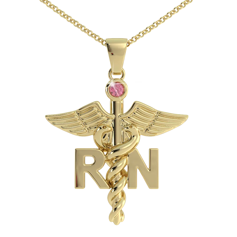 RN Birthstone Pendant
