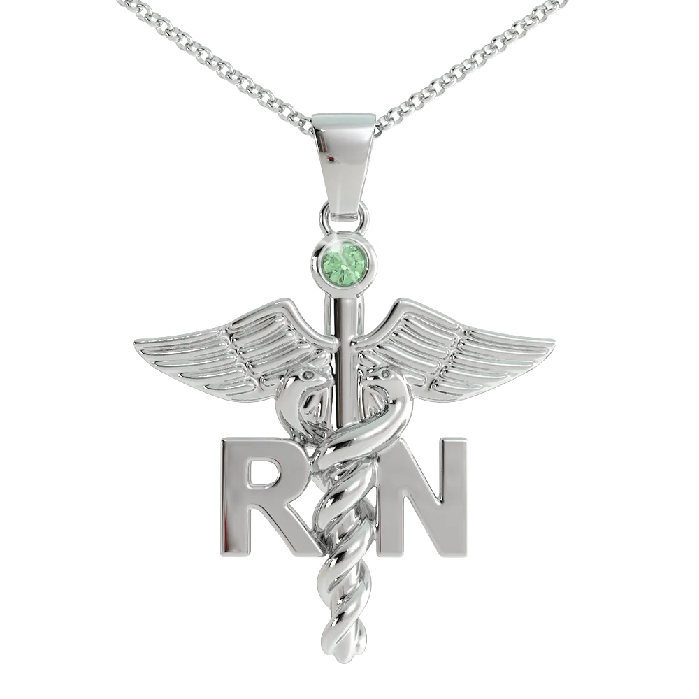 RN Birthstone Pendant