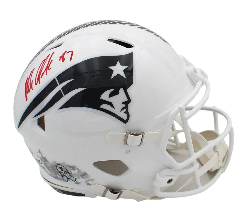Rob Gronkowski Signed New England Patriots Speed Authentic STS 3 NFL Helmet