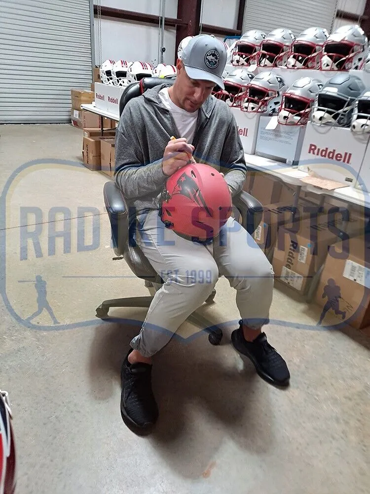 Rob Gronkowski Signed New England Patriots Speed Flex Authentic Rave NFL Helmet