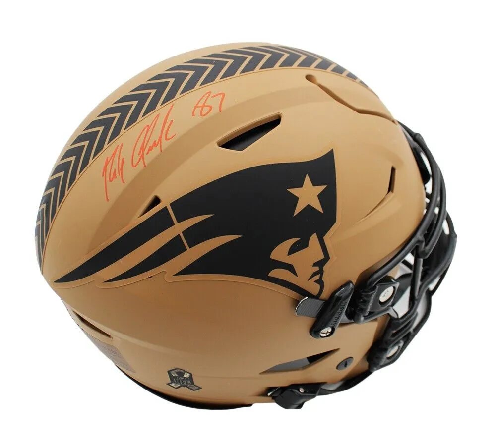 Rob Gronkowski Signed New England Patriots Speed Flex Authentic STS 2 NFL Helmet