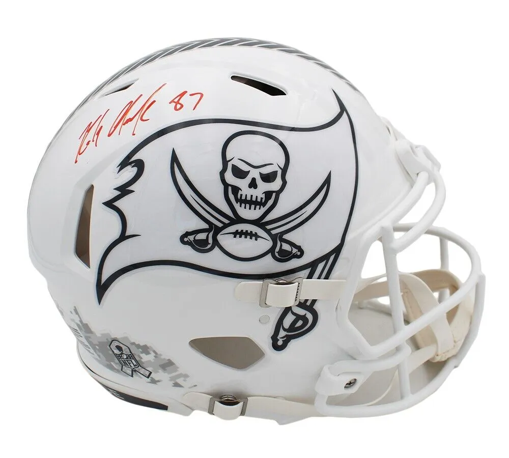 Rob Gronkowski Signed Tampa Bay Buccaneers Speed Authentic STS 3 NFL Helmet