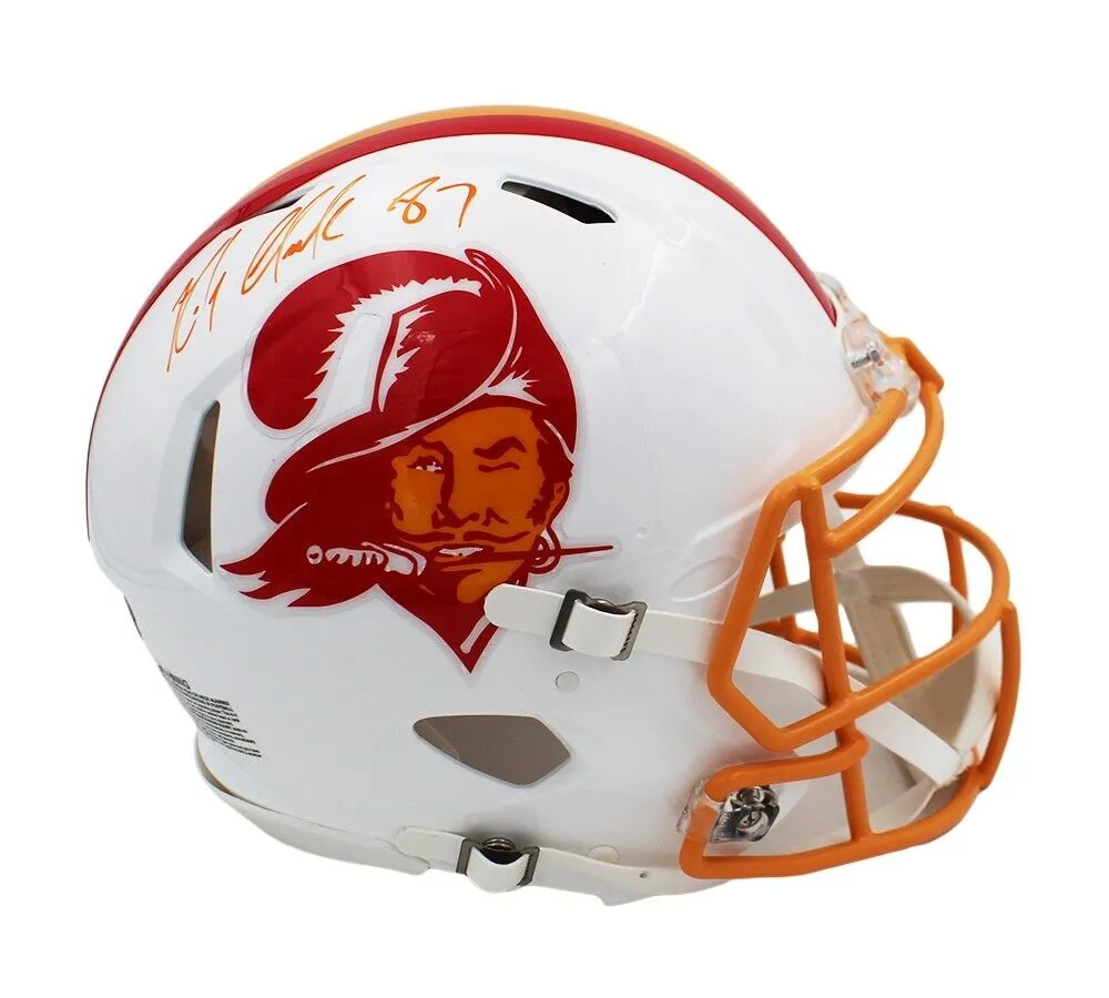 Rob Gronkowski Signed Tampa Bay Buccaneers Speed Authentic Throwback NFL Helmet