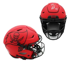 Rob Gronkowski Signed Tampa Bay Buccaneers Speed Flex Authentic Rave NFL Helmet