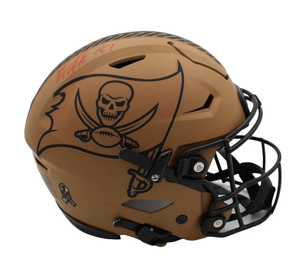 Rob Gronkowski Signed Tampa Bay Buccaneers Speed Flex Authentic STS 2 NFL Helmet