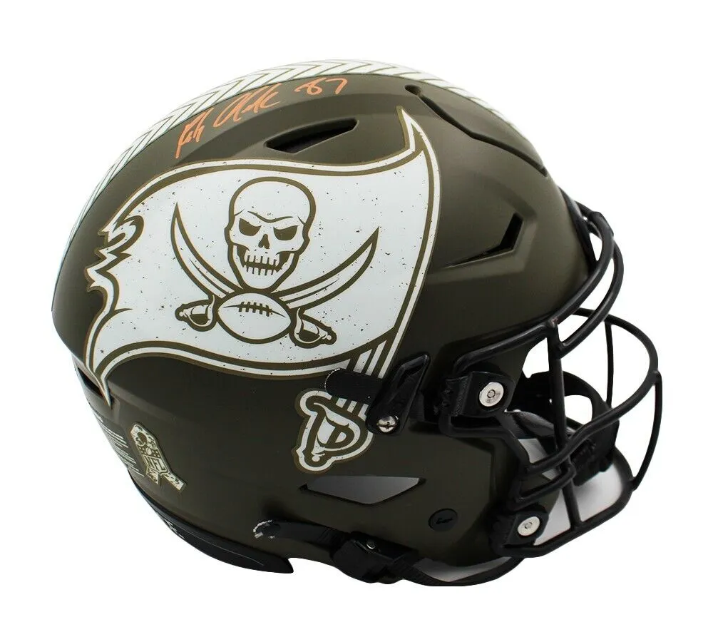 Rob Gronkowski Signed Tampa Bay Buccaneers Speed Flex Authentic STS NFL Helmet