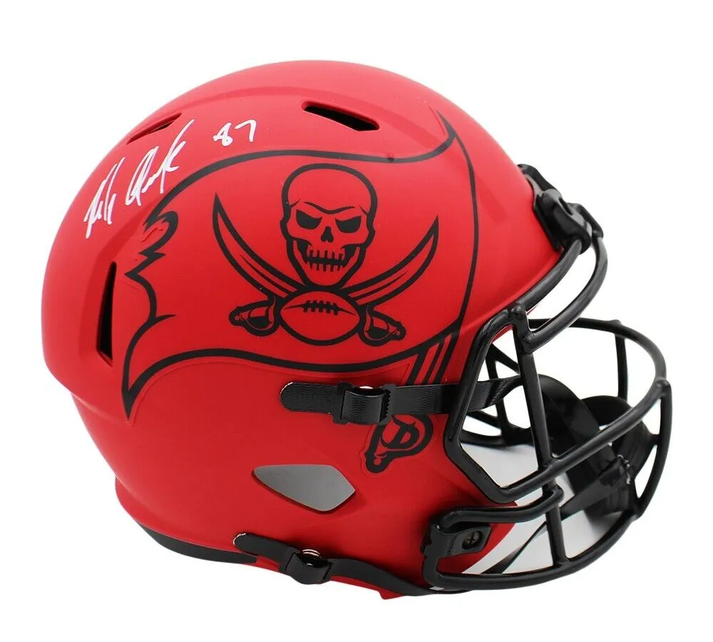 Rob Gronkowski Signed Tampa Bay Buccaneers Speed Full Size Rave NFL Helmet