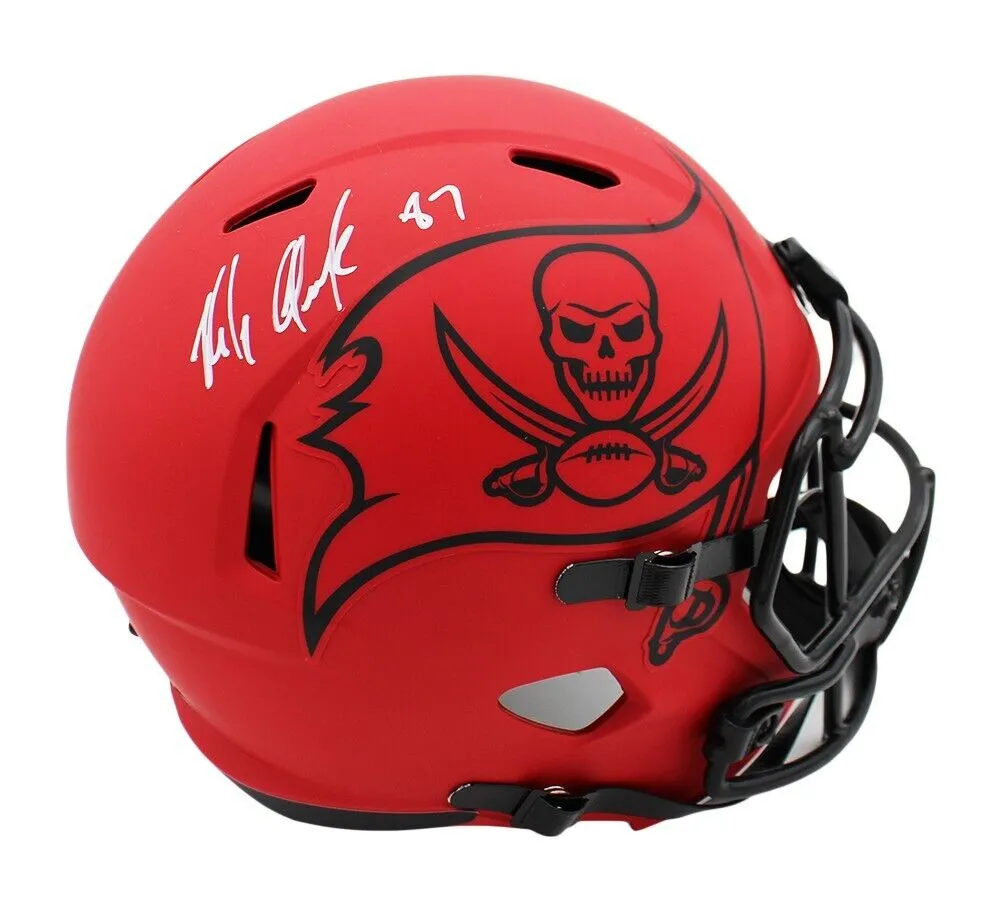Rob Gronkowski Signed Tampa Bay Buccaneers Speed Full Size Rave NFL Helmet