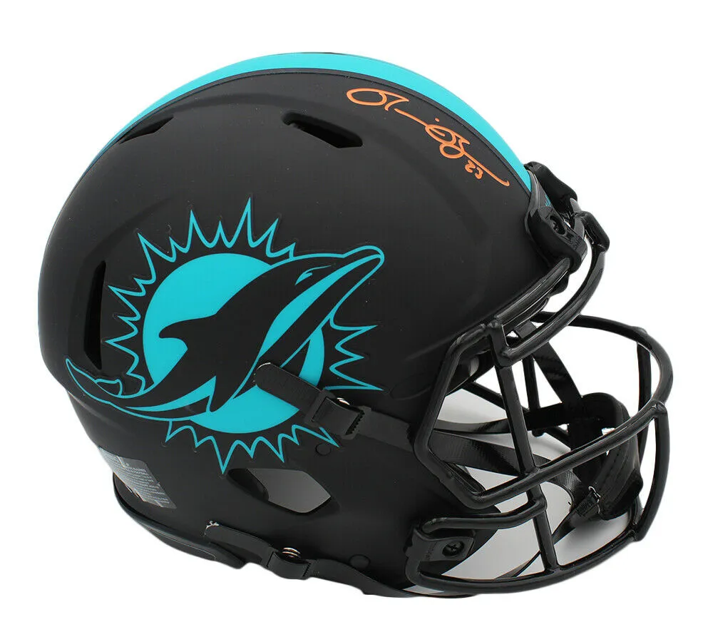 Ronnie Brown Signed Miami Dolphins Speed Eclipse Authentic NFL Helmet