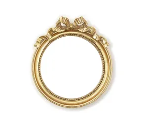Round Mirror Trinket Tray