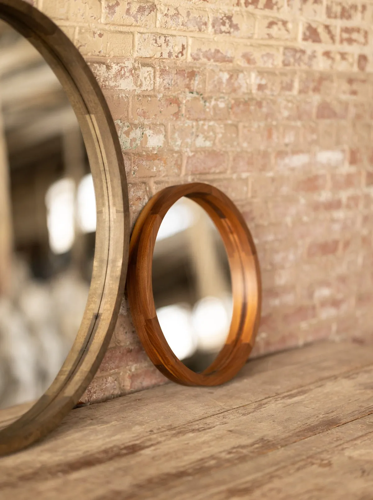 Round Wood Wall Mirror | Rita Mirror