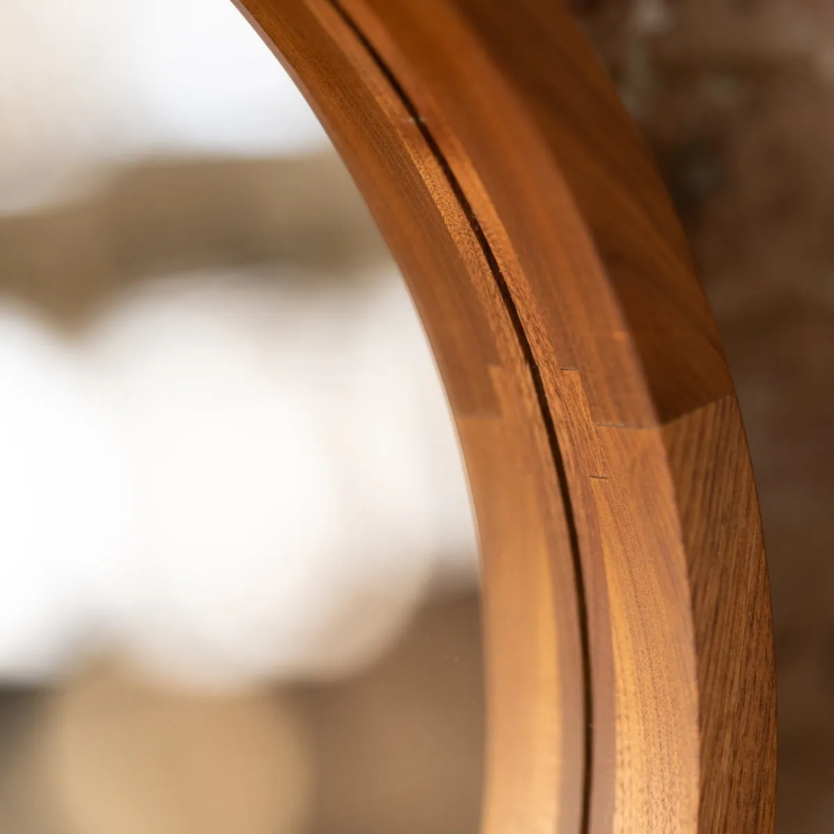 Round Wood Wall Mirror | Rita Mirror