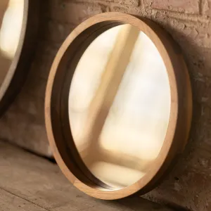 Round Wood Wall Mirror | Rita Mirror