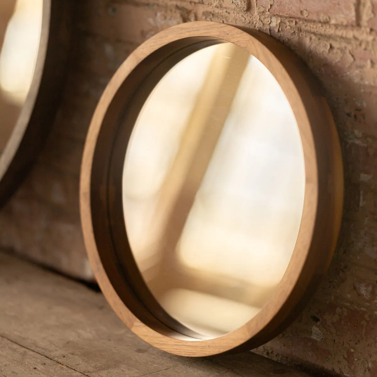 Round Wood Wall Mirror | Rita Mirror