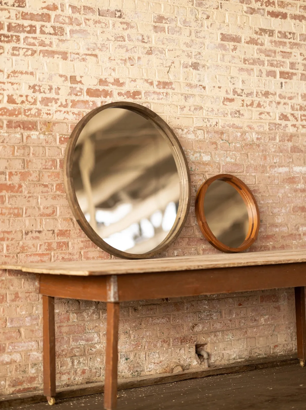 Round Wood Wall Mirror | Rita Mirror