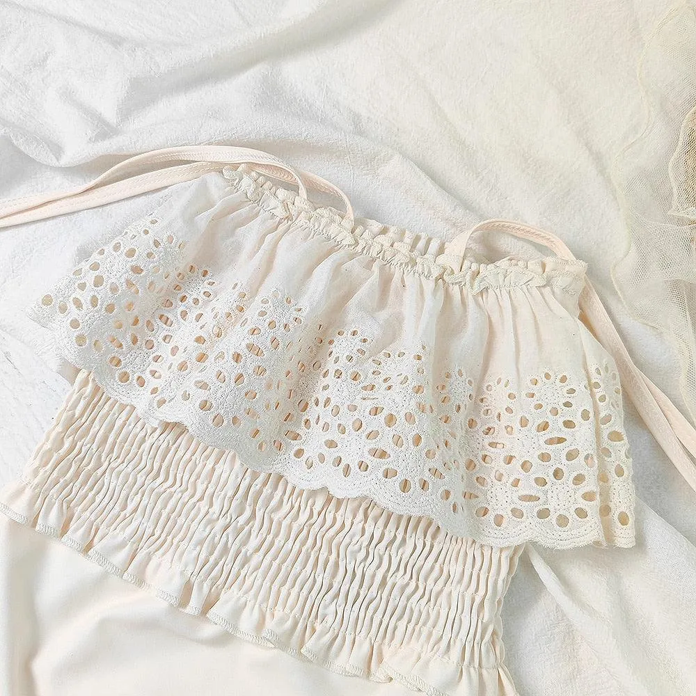 Ruffle Floral Swimsuit