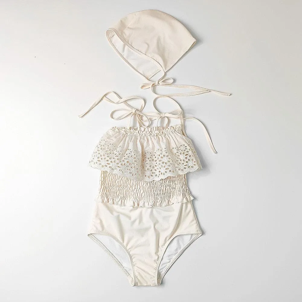 Ruffle Floral Swimsuit