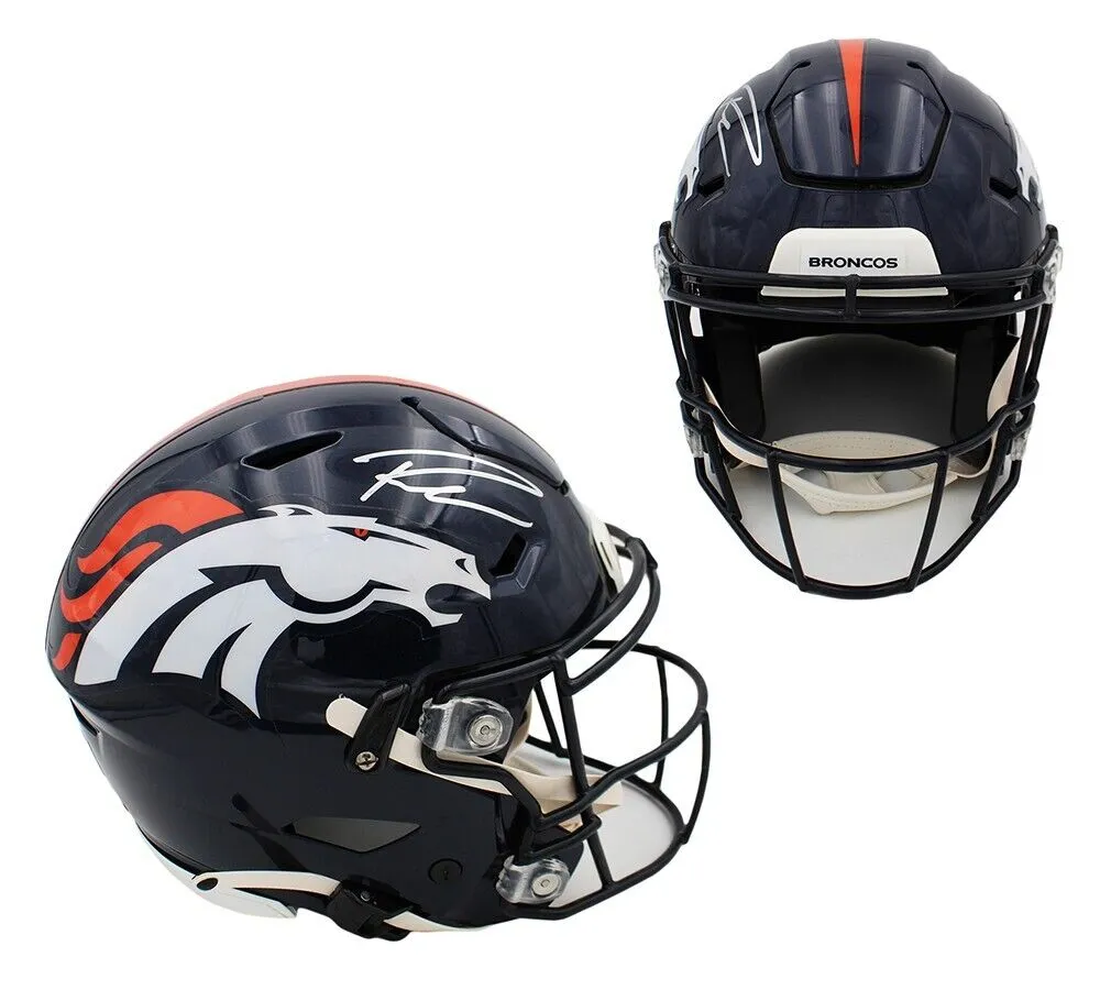 Russell Wilson Signed Denver Broncos Speed Flex Authentic NFL Helmet